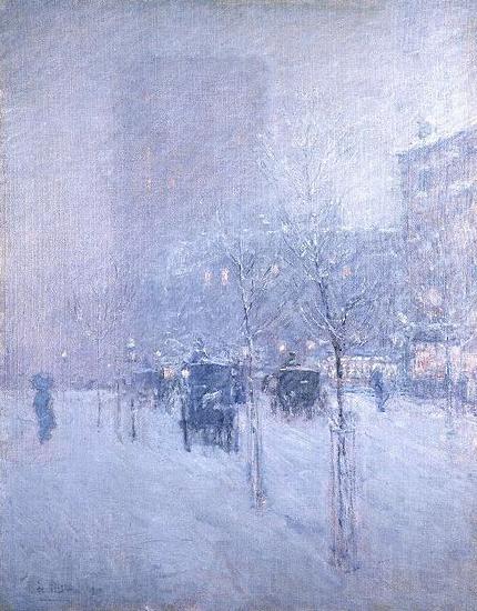 Childe Hassam Late Afternoon, New York, Winter Spain oil painting art